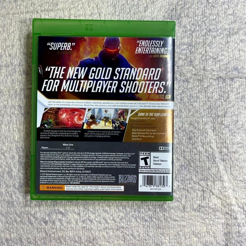 Overwatch‎ for the Xbox One